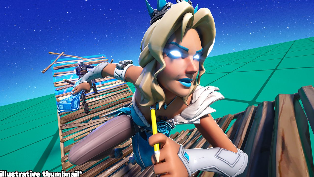 1v1 UEFN map thumbnail (illustrative)