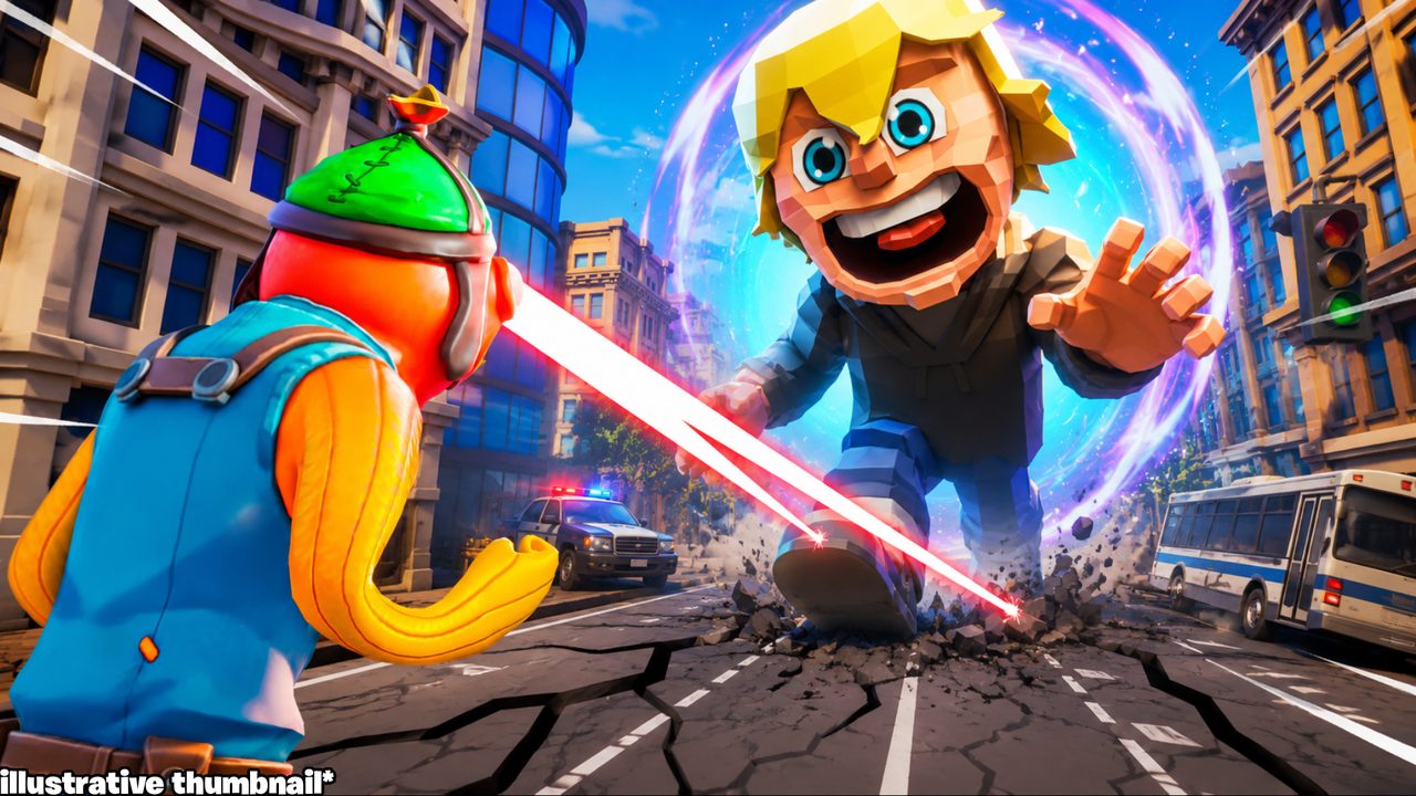 Brainrots City boss survive UEFN map thumbnail (illustrative)