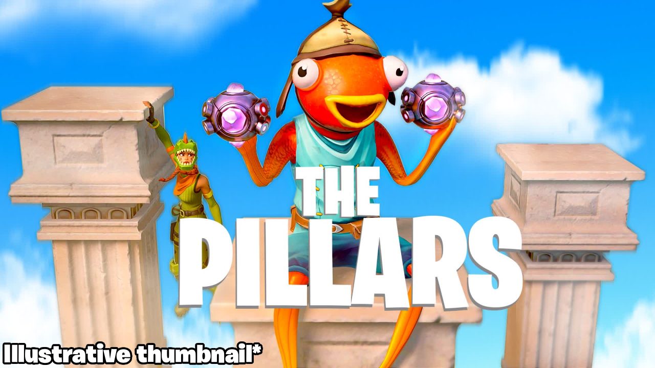 Custom Pillars UEFN map thumbnail